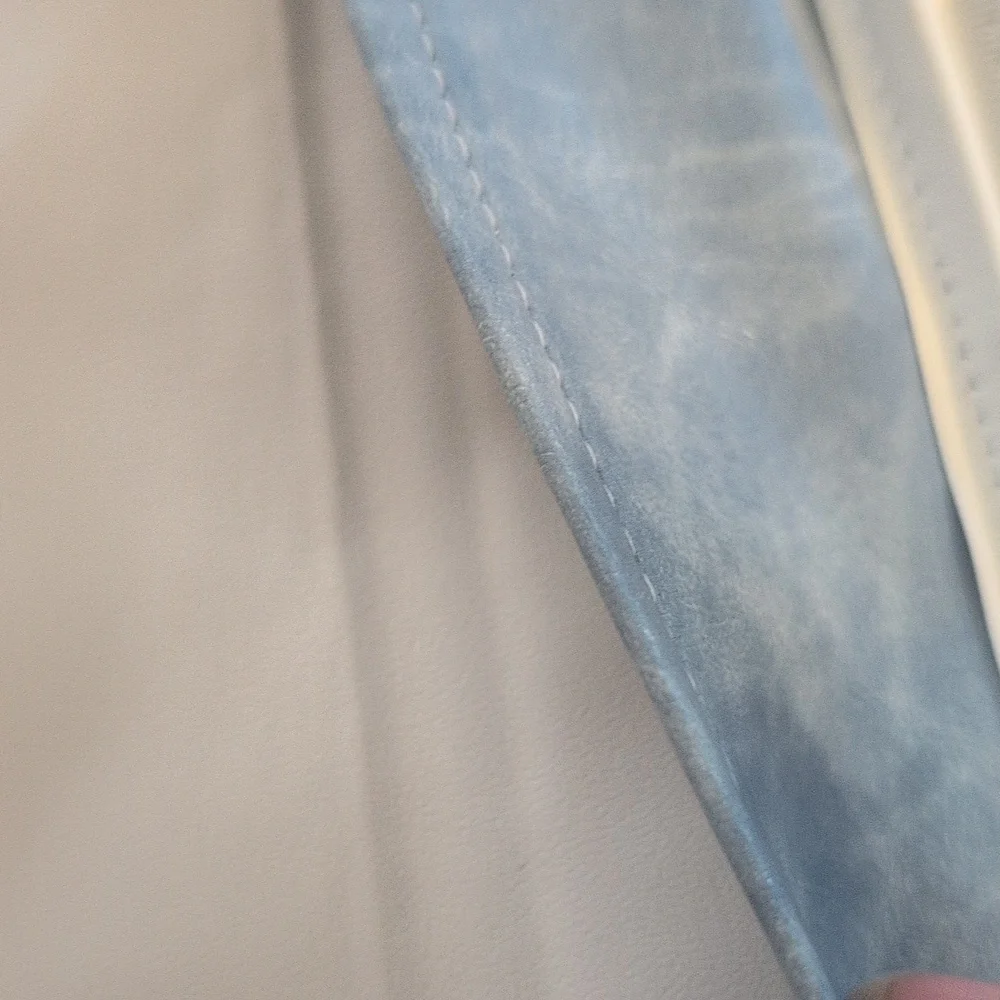 Blue Vinyl Bible Cover NWT